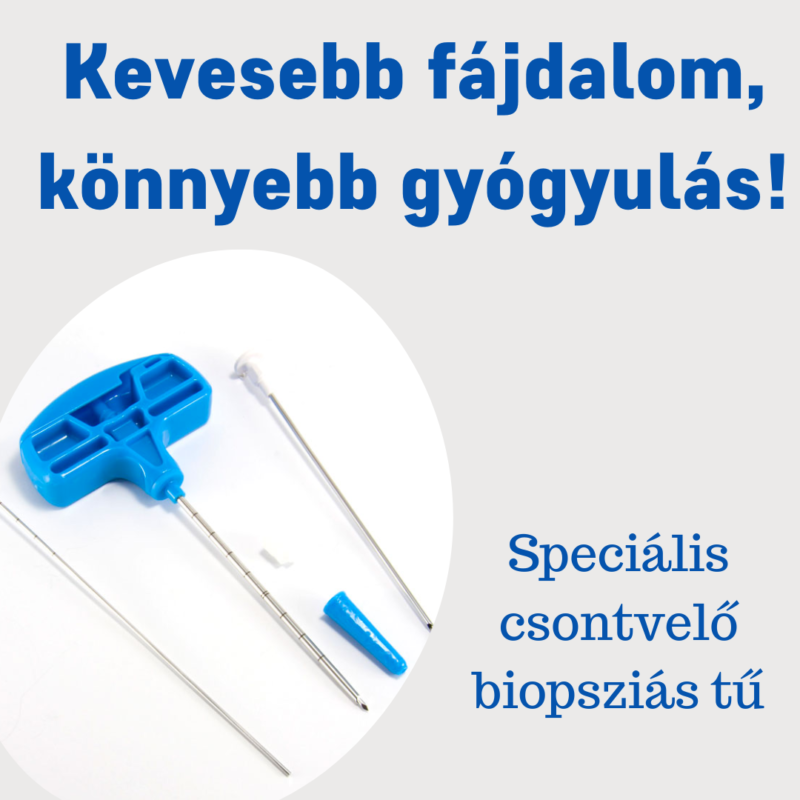 Kevesebb fájdalom - Csontvelő biopsziás tű